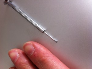 My smallest screwdriver